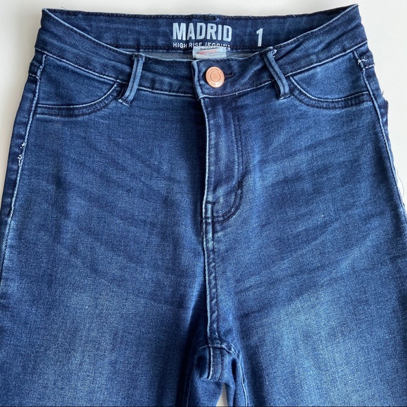 SOLD/High Waisted Skinny Jeans - Jeggings - Picture 4 of 5